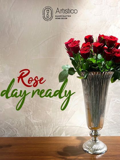 Celebrate love with a simple yet beautiful arrangement of roses in my elegant Harmony Vase, perfect for Valentine's or any day.