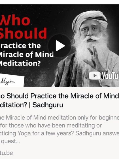 A common question is whether the Miracle of Mind meditation is only for beginners. In this video, Sadhguru clarifies who should practice it, explaining its benefits for both new and experienced meditators.