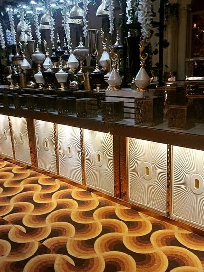 Another angle of our premium illuminated counters, perfect for making a statement at large-scale events.