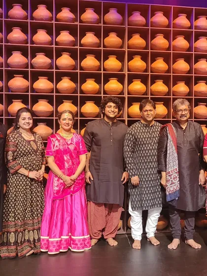 The full artistic team of 'AQEEDAT'. A successful production is always a result of extraordinary collaboration.