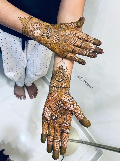 A different angle of the intricate party design, showing its flow and movement.