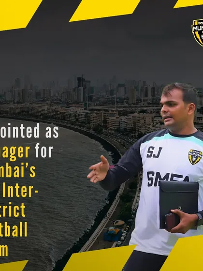 We are thrilled to announce that our Head Coach, Suraj Jaiswal, was appointed as the Manager for Mumbai's U15 Inter-District Football Team.