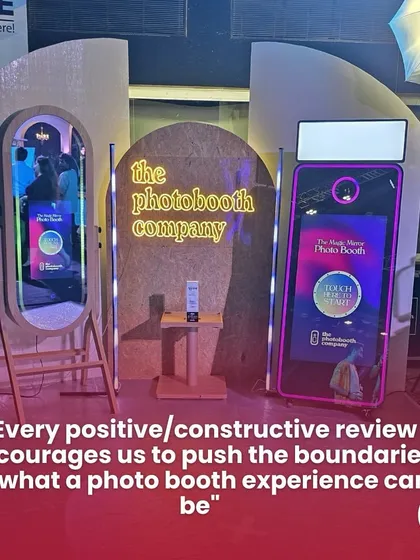 A quote from our co-founder, Joyston. Every review, whether positive or constructive, encourages us to push the boundaries of what a photo booth experience can be.