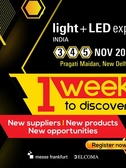 Just 1 week to discover new suppliers, new products, and new opportunities. Register now for your visitor badge.