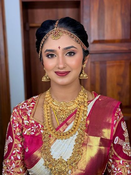 A final portrait of the bride before her ceremony. She looks confident, happy, and absolutely breathtaking.