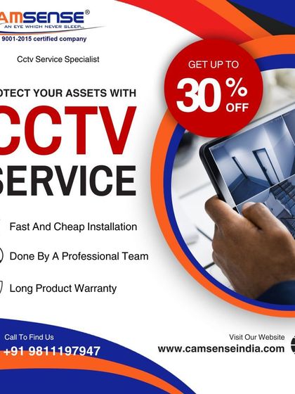 Protect your assets with my professional CCTV service, now with up to 30% off. I guarantee fast installation by a professional team and a long product warranty.
