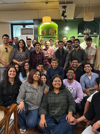 A happy group photo from our event in Jaipur, where we discussed the role of water in brewing. We love collaborating with local coffee communities.