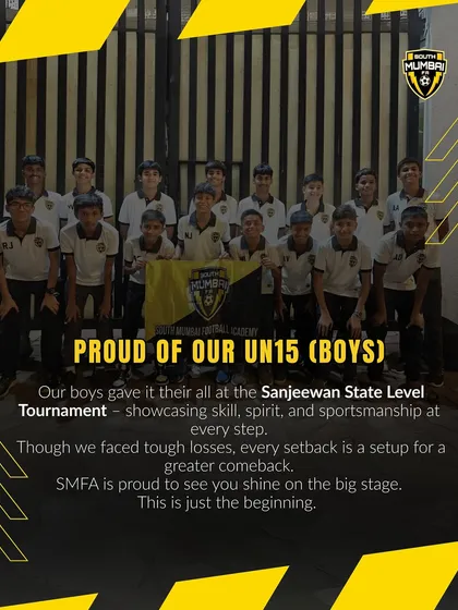 We are proud of our U15 boys for their performance at the Sanjeewan State Level Tournament. Though the results were tough, the experience on a big stage is a crucial part of their development.
