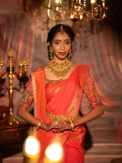 Surabhi's Makeup Studio & Academy - Professional Makeup & Hairstyling Courses Student Portfolios: Traditional South Indian Brides photo 4