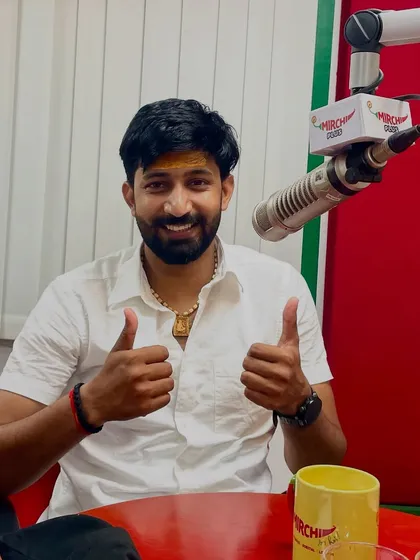 Feeling positive after a great interview at Radio Mirchi. It's a fantastic platform to connect with the people of Delhi and inspire them to run.
