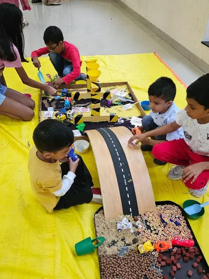 This is a collection of additional photos from my events. They show more of the setups, materials, and happy children in action.