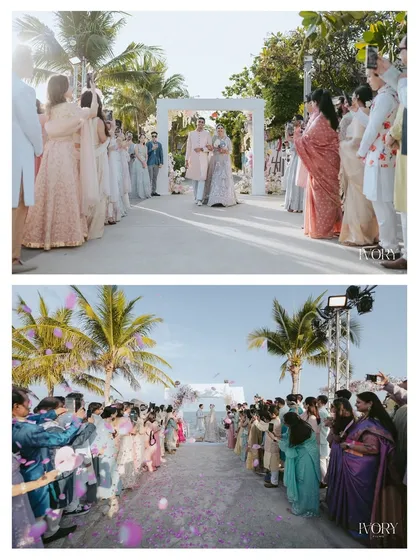Your love story can take us anywhere. This serene beachside ceremony in Thailand showcases our expertise in destination weddings, where we blend the beauty of the location with the sacredness of your union.