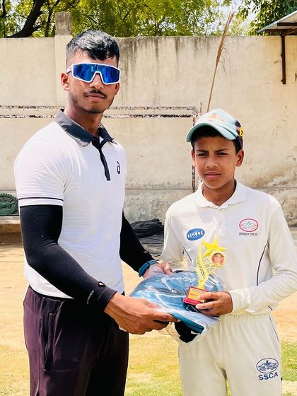 Piyush Neupane, awarded Man of the Match for his fantastic bowling.