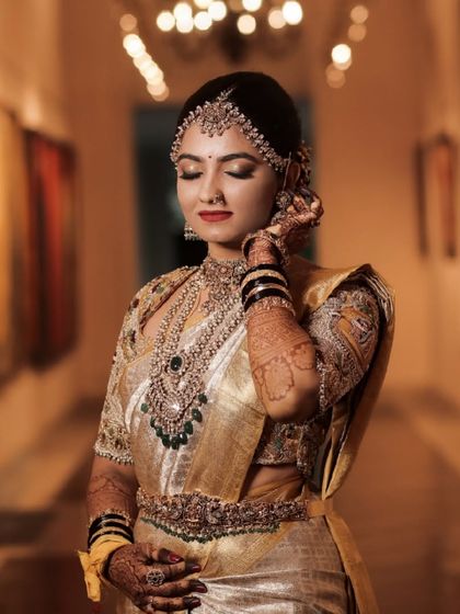 Shwetha Mahadev - Bridal Makeup Artistry Traditional South Indian Muhurtham Looks photo 58