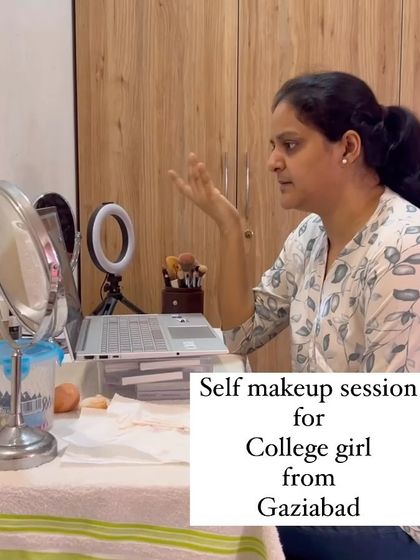 Shikha Agarwal - Personal Self-Makeup Classes My Teaching Style: One-on-One Sessions photo 83