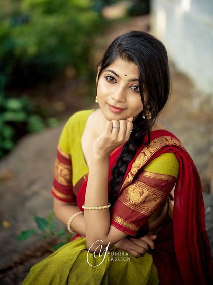 Shreya Balaji - Ethnic Fashion Modeling Grace in Motion: Half-Sarees & Dance Poses photo 10