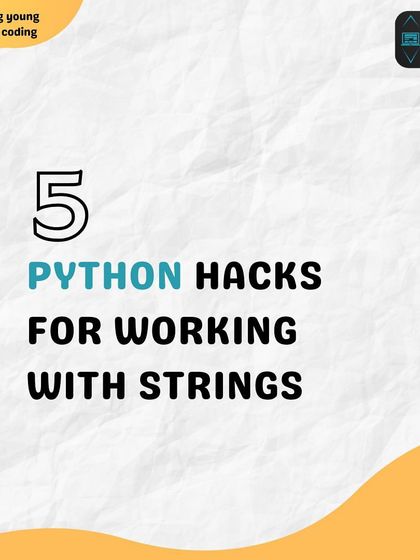 Strings are a core part of Python. In this series, we share five practical hacks for working with strings to make your code cleaner and more powerful.
