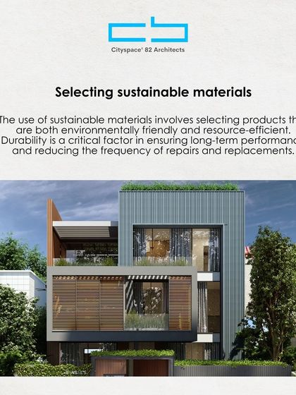 An explanation of selecting sustainable materials. This involves choosing products that are environmentally friendly and resource-efficient, with durability being a critical factor for long-term performance.