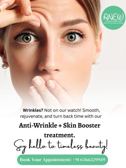 Say hello to timeless beauty with my Anti-Wrinkle and Skin Booster combination treatment. It smooths, rejuvenates, and turns back time for a hydrated, youthful glow.