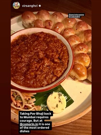 Taking Pav Bhaji back to Mumbai requires courage, but our version has become one of the most ordered dishes. It’s a classic, respectfully reimagined.