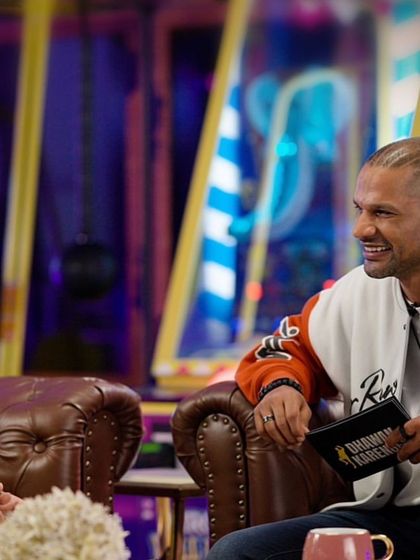 Styling Shikhar Dhawan for his talk show involved creating looks that were both stylish and relaxed enough for candid conversations with guests like Rishabh Pant.