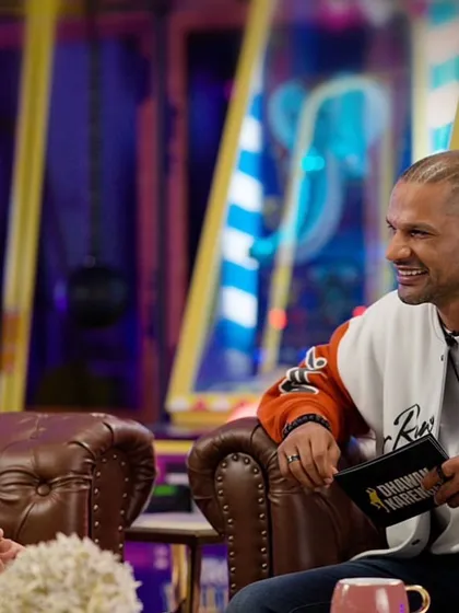 Styling Shikhar Dhawan for his talk show involved creating looks that were both stylish and relaxed enough for candid conversations with guests like Rishabh Pant.