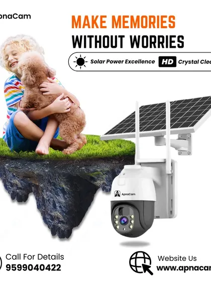 Make memories without worries. My solar-powered camera with crystal clear HD video gives you peace of mind, knowing your property is protected by sustainable, reliable technology.