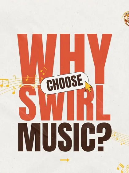 Why choose Swirl Music? We offer everything from one-on-one personal guidance and performance opportunities to at-home sessions and instrument rentals. We provide a complete support system for your musical journey.