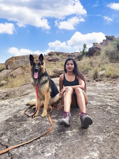 Just me and my boy, Spartan, taking a break on a hike. These quiet moments in nature are just as important as the intense training sessions. This is the bond that fuels everything we do.