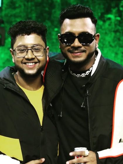 With Raftaar bhai again. He's been a mentor and a huge influence. Having his support means the world.