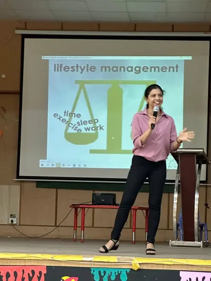 Discussing the core components of lifestyle management: balancing work, sleep, exercise, and time for oneself. A healthy diet is just one piece of the wellness puzzle.
