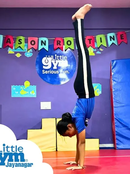 Look at that form! We celebrate every milestone, from the first forward roll to a perfectly held handstand. Our grade school classes help kids master advanced gymnastics skills.