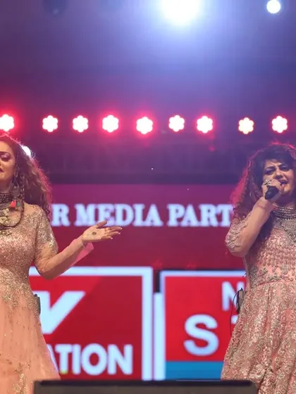 Performing on the final day of Navratri, with the same energy as day one. We were honored to have the Deputy Chief Minister of Maharashtra grace our event.