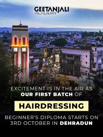 Excitement is in the air. Our first batch for the Hairdressing Beginner's Diploma in Dehradun is starting soon.