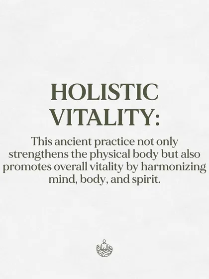 Kundalini Yoga promotes holistic vitality. This ancient practice strengthens the physical body while also harmonizing the mind, body, and spirit for overall well-being.