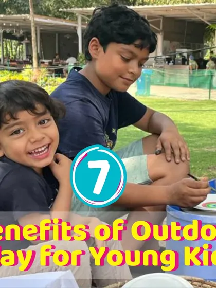 There are so many benefits to outdoor play. It boosts physical health, sparks creativity, and fosters a lifelong love for nature.