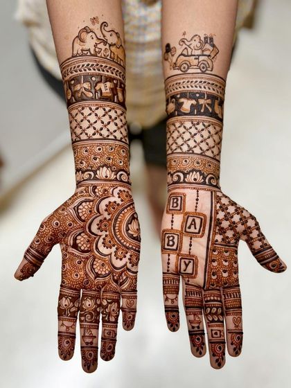 Mitali - Mehendi for Special Occasions Celebrating New Beginnings: Baby Shower Mehendi photo 10