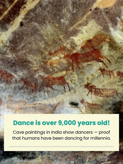 Did you know dance is over 9,000 years old? This is the first of five fun facts about the history and science of dance.