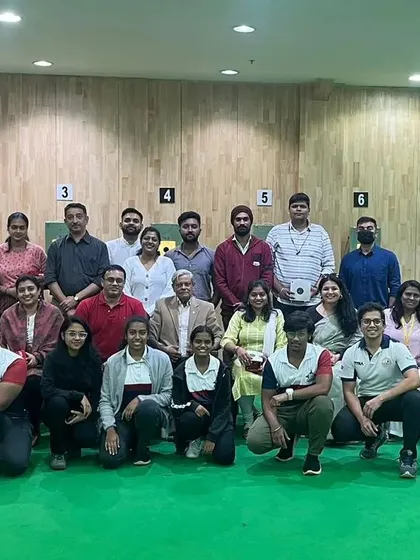 A proud moment with a corporate team from E2E People and Great Place to Work India. This group photo captures the sense of accomplishment and camaraderie after a successful and fun filled team building session at our academy.