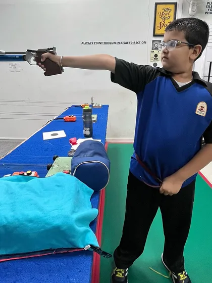 Our camp is open to all children aged nine and above, with no prior experience needed. We provide safe, hands-on instruction for both air rifles and air pistols, making the sport accessible and exciting for young beginners.
