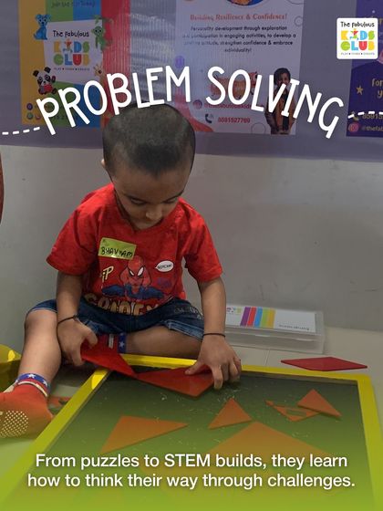 Problem-solving is a skill we build through play. From fitting puzzle pieces to constructing with STEM blocks, children learn how to think their way through challenges, developing focus and persistence in a supportive environment.