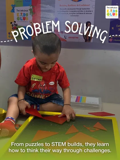 Problem-solving is a skill we build through play. From fitting puzzle pieces to constructing with STEM blocks, children learn how to think their way through challenges, developing focus and persistence in a supportive environment.