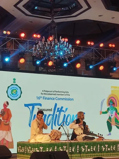A moment of pranaam to the audience. Their appreciation is the greatest reward for any artist.