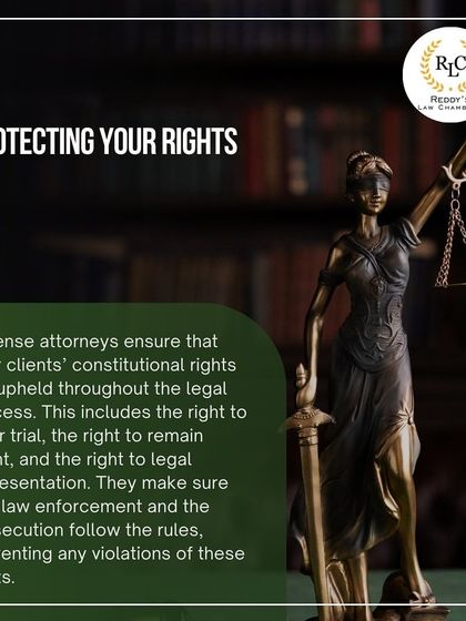 What does a criminal defense attorney actually do? This series explains our role, from protecting your constitutional rights and building a strong defense to representing you in the courtroom and providing ongoing support.