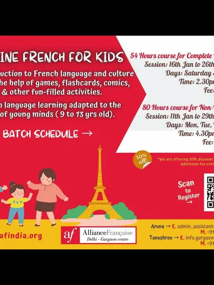 Our online French courses for kids aged 9 to 13 are adapted to the needs of young minds. We use games, flashcards, comics, and songs to introduce the language in a fun-filled way.