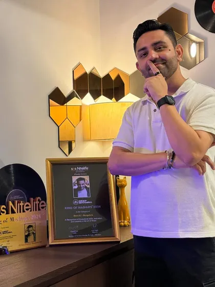 Another shot with my award. Thank you to everyone who has supported me on this journey.