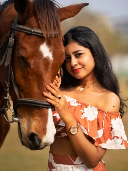 The connection is palpable in this close-up shot, ideal for capturing emotion in a photoshoot.