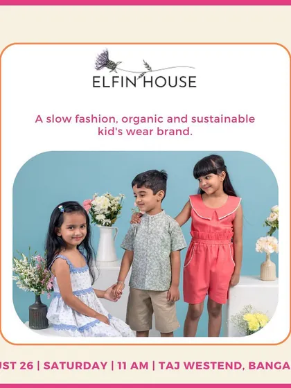 Elfin House is a slow-fashion, organic, and sustainable kid's wear brand. Their timeless designs are perfect for parents who value quality and eco-conscious choices.