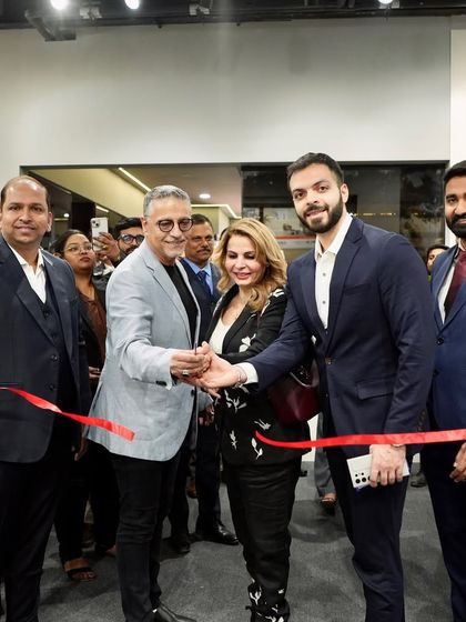 I was thrilled to inaugurate the stunning new showroom for Creanza Tiles in Ahmedabad. Here I am with the team, celebrating the launch of their innovative and high-quality collection of vitrified tiles.
