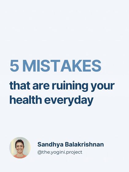 Sandhya Balakrishnan - Fitness Workshops & Corporate Wellness Practical Health & Nutrition Tips photo 9